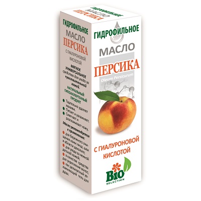 Масло Персика гидрофильное с гиалуроновой кислотой фл.100мл